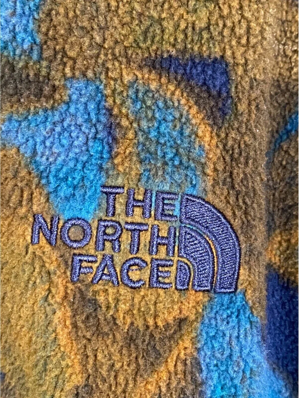The North Face Pali Pile Fleece Men Size Extra Large XL Summit Navy Camo